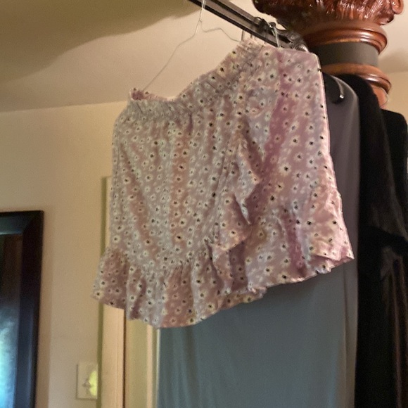 2pcs short skirt set with crop top really cute - Picture 6 of 12